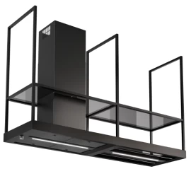 Gartraukis FABER HOOD T-SHELF EV8 BK MATT A180
