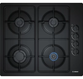 Gas cooktop BOSCH  POP 6B6B80 (4 fields; black color)