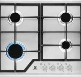 Gas cooktop Electrolux  EGS6426SX (4 fields; silver color)