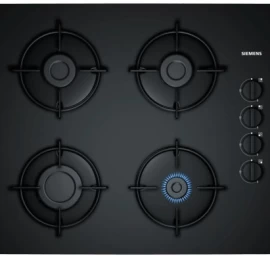 Gas cooktop Siemens  EO 6B6PB10 (4 fields; black color)