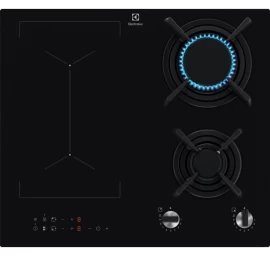 Gas-induction cooktop ELECTROLUX KDI641723K 800 Mixed 60 cm Black