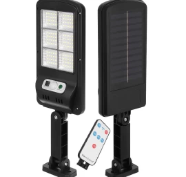Gatvės žibintas Saulės žibintas 120led + Nuotolinio Valdymo Judesio Ir Sutemų Jutiklis