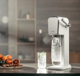 Gazuotų gėrimų gaminimo aparatas SodaStream Art White