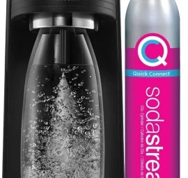 Gazuotų gėrimų gaminimo aparatas SodaStream Terra, 7290113763784, juodas