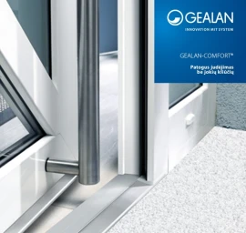GEALAN-COMFORT® - modernus durų slenkstis