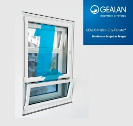 GEALAN Hafen-City-Fenster® - modernus dvigubas langas