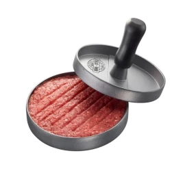 GEFU BBQ hamburger press Black, Grey Aluminium, Plastic