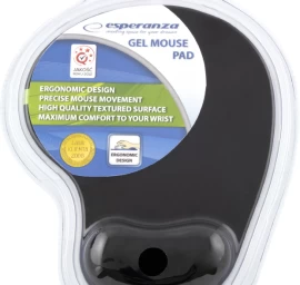 GEL MOUSE PAD EA137K     BLACK 230x190x20mm