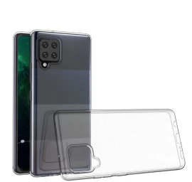 Gelinis Dėklas Ultra Clear 0,5 Mm Samsung Galaxy A12 / Galaxy M12 Skaidrus