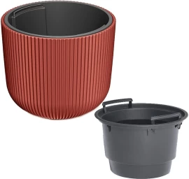 Gėlių Vazonas Milly 24cm Skersmens Varinis