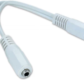 Gembird 10 Cm Jungties 3,5 Mm (kištukas) - 2x Jungties 3,5 Mm (lizdas) Daliklis Adapteris Cca-415w