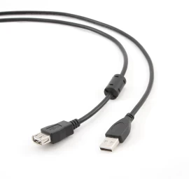 Gembird 1.8m USB 2.0 A M/FM USB cable USB A Black