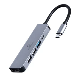 Gembird Adapteris A-cm-combo5-03 Usb-c - 3x Usb-a + Hdmi