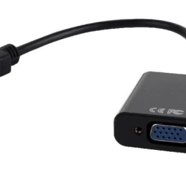 Gembird Hdmi - Vga + Garso Juoda Hdmi (išvestis) - Vga (įvestis) + Garso įrašas A-hdmi-vga-03