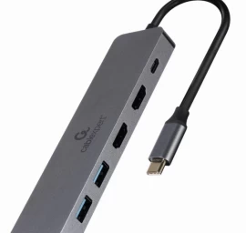 Gembird Usb šakotuvas A-cm-combo3-03