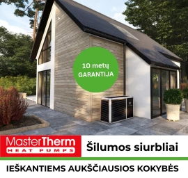 Geoterminio šildymo montavimas Vilniuje