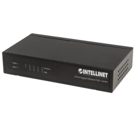 Gigabitinis 5 Prievadų Rj45 Poe+ Komutatorius