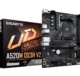 Gigabyte A520m Ds3h V2 Motininė Plokštė (socket Am4 / Micro Atx)