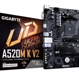 Gigabyte A520m K V2 Pagrindinė Plokštė (socket Am4 / Micro Atx)