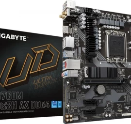 Gigabyte B760m Ds3h Ax Ddr4 Motininė Plokštė (socket 1700 / Micro Atx)