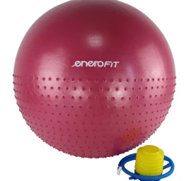 Gimnastikos Kamuolys Su Masažuokliu Half Fit 65cm Enero Fit