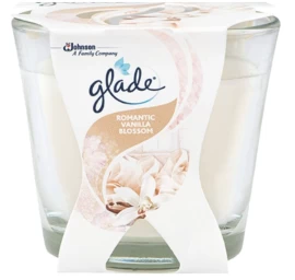 glade, Kvapioji žvakė, romantic Vanilla, 70 G (vokietijos Produktai).