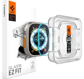 Glastr Ez Fit Grūdintas Stiklas Apple Watch Ultra 49mm Kit 2 Vnt.