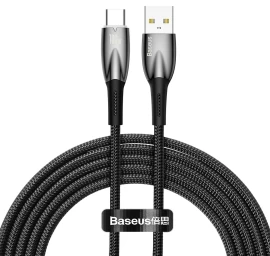 Glimmer Usb-a - Usb-c Greitojo įkrovimo Kabelis 2 M - Juodas
