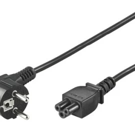 Goobay NK 114 S-180 Maitinimo kabelis CEE 7/7 (Type-F) to C5, 1.8 m, Juoda
