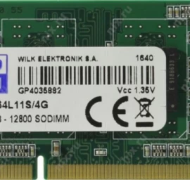 Goodram Atmintis (sodimm/ddr3/4 Gb/1600 Mhz/1,35 V/11cl)