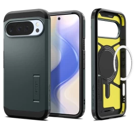 google Pixel 10 Pro Xl Dėklas tough Armor Magsafe - žalias