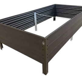 GPPS pakelta lysvė KLASIKA Woodlook, rudos sp., naujas dizainas, 150 x 75 x 30 cm