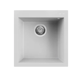 Granitinė plautuvė QUADRA 102 47.1x50.1 balta 68