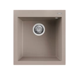 Granitinė plautuvė QUADRA 102 47.1x50.1 ruda 43