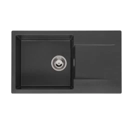 Granitinė plautuvė Reginox Amsterdam 43, 76×43,5 cm juoda R33371