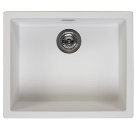 Granitinė plautuvė Reginox Amsterdam 50, 560 x 460 mm, Pure White R30837