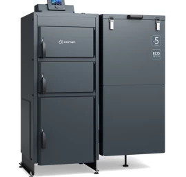 Granulinis katilas Kamen MULTI K5 26kW, 5 klasė, granulių talpa iki 180 kg