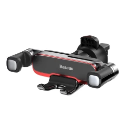 Gravitacinis Automobilio Laikiklis Telefonui Ant Priekinio Stiklo Grotelių - Juodas