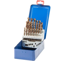 Grąžtų metalui rinkinys DIN338 19vnt. (1-10mm) (cobalt)