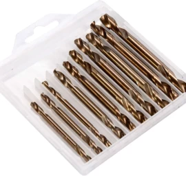 Grąžtų metalui rinkinys | dvipusiai | 3.0-6.0 mm 10 vnt. (YT-40025)