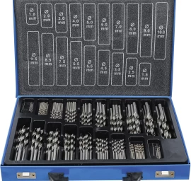 Grąžtų metalui rinkinys | HSS | Ø 1 - 10 mm | 170 vnt. (1995)