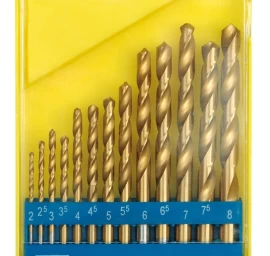 Grąžtų rinkinys | HSS-Titan | 2.0 - 8.0 mm | 13 vnt. (22310)
