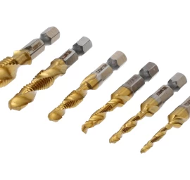 Grąžtų / sriegiklių rinkinys HEX | 6 vnt | M3-M10 (24200)