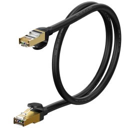 Greitaeigis Tinklo Kabelis Patchcord Rj45 Cat 7 10gbps 0,5 M - Juodas