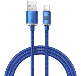 Greitas Usb įkrovimo Ir Duomenų Perdavimo Kabelis Usb - Usb-c 100w 1,2 M Mėlynas