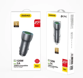 Greitasis įkroviklis 2x Usb 3a 18w Pilkos Spalvos