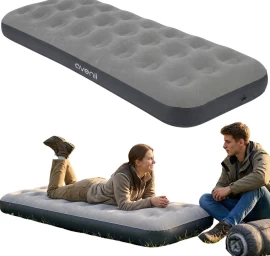 Grindų Medžiaga 1 Person Grey 191x73x22cm 24637