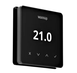 Grindų šildymo termostatas su WiFI WARMUP, juoda sp.