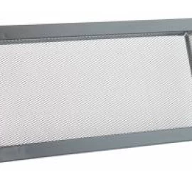 Grotelės VENTLAB 325x195, be žaliuzių, juodos