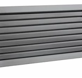 Grotelės VENTLAB 450x240, reguliuojamos žaliuzės, juodos